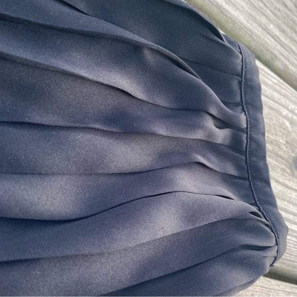 Garnet Hill Silk Bishop Sleeve Pullover Blouse - Picture 6 of 11